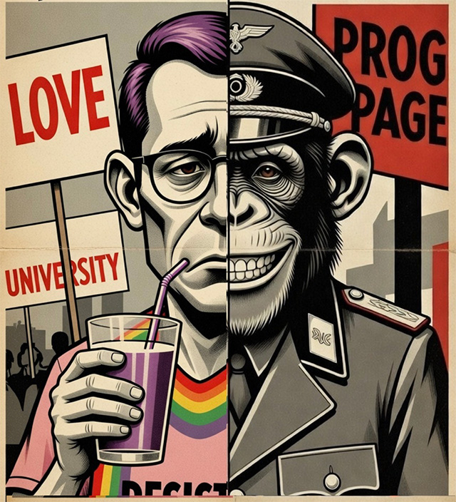 Laughter is letting the Monkey Speak