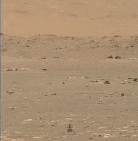 There’s flight on Mars!